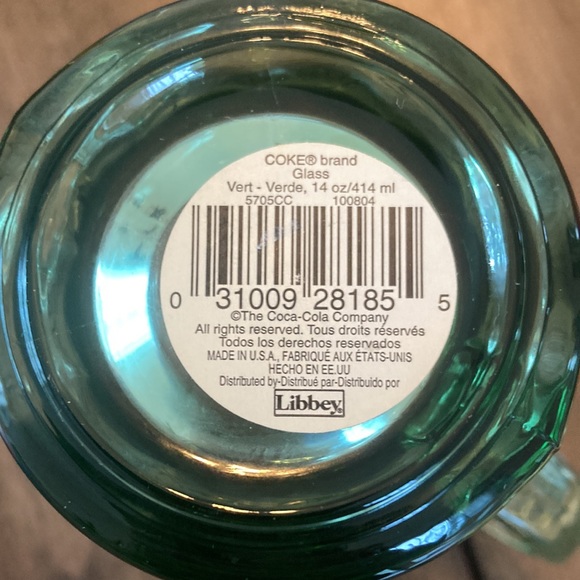 14oz thick coke glass mug ~ coca-cola - Picture 9 of 9